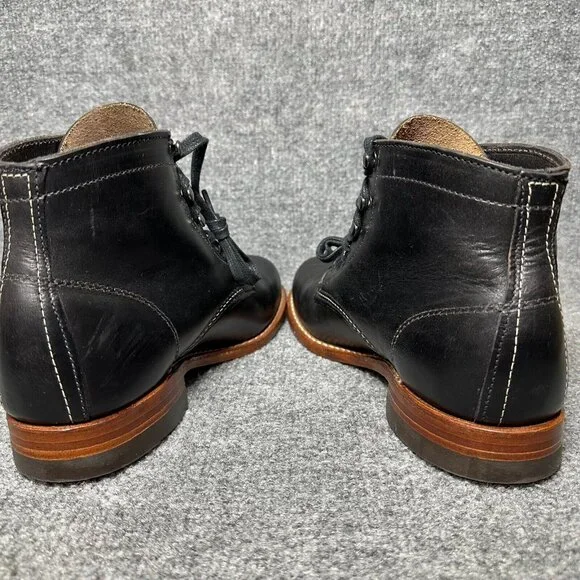 WOLVERINE 1000 Mile Classic Boots Leather Black Lace Up Combat Women's Size 9B
